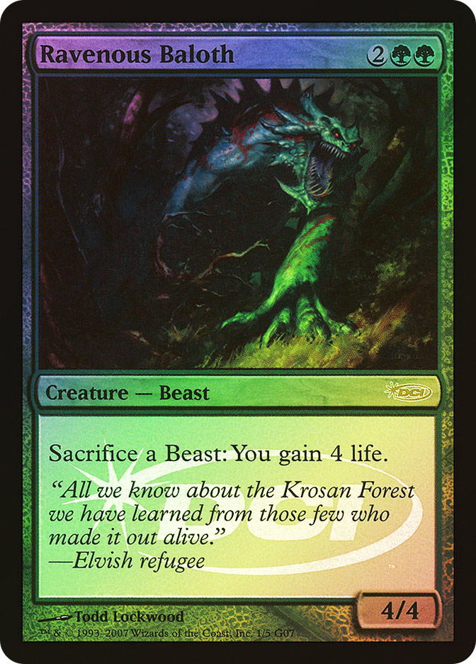 Ravenous Baloth (Judge) | Promo | Star City Games