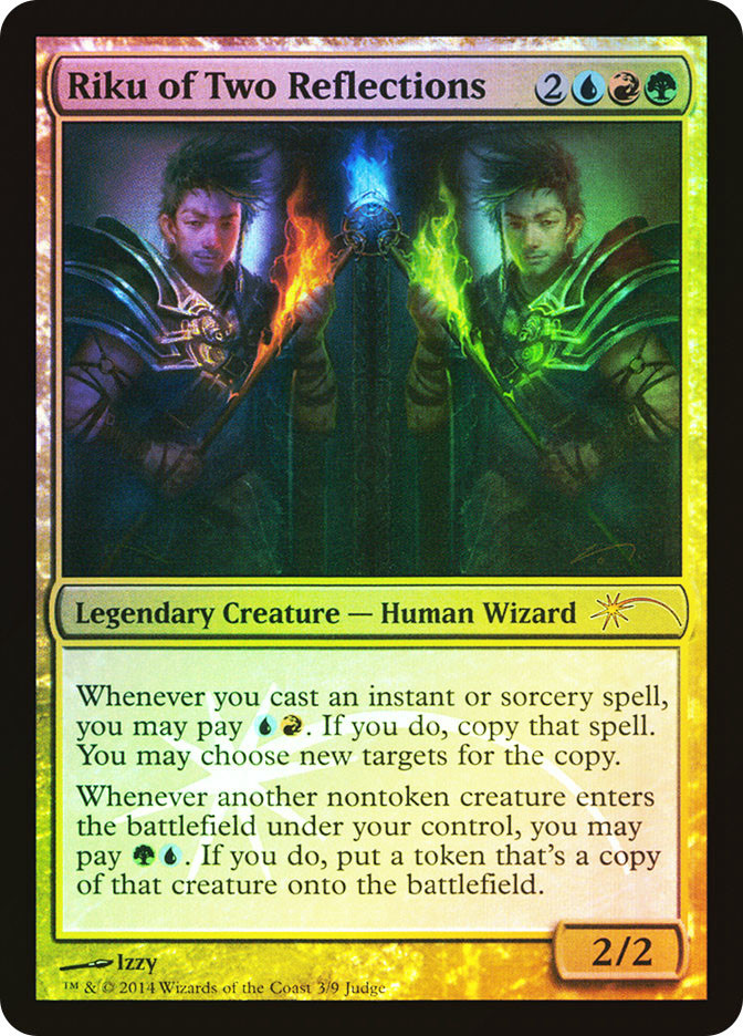 mtg riku of two reflections commander deck Riku of Two Reflections X (1) Magic MTG Commander MTG EX/NM (RG) 4RCards