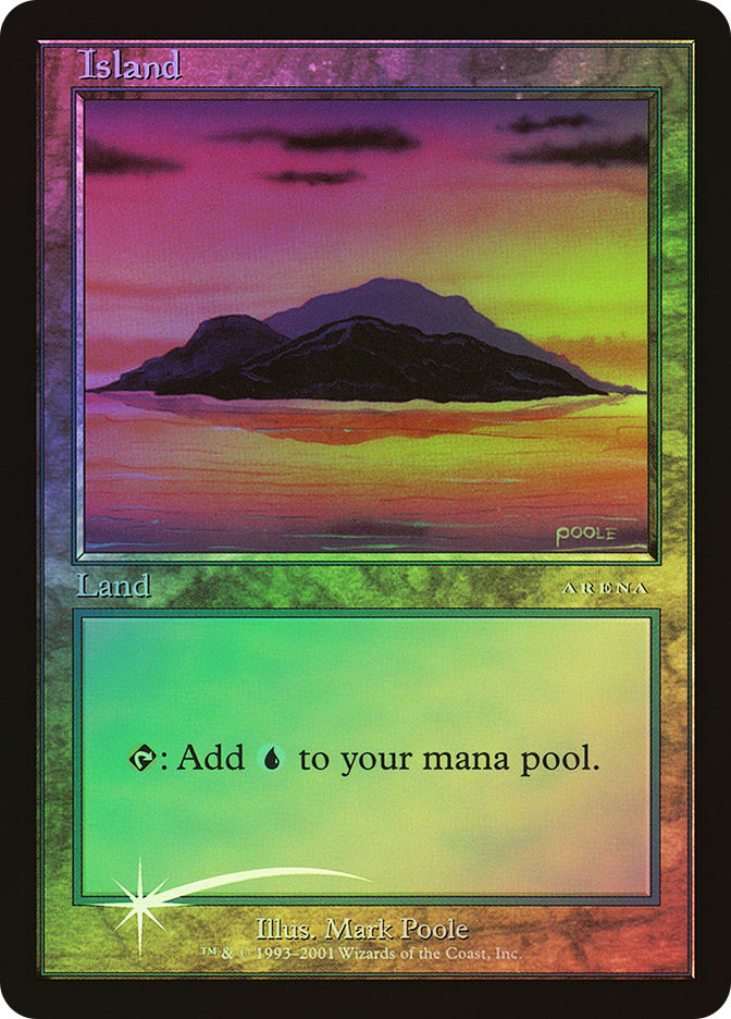 MTG ベータ 島  Arena プロモ foil アリーナ NM Island (Arena) (Beta) | Promo | Star City Games