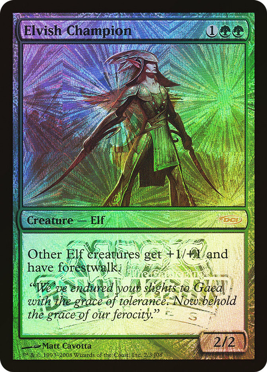 foil　7ED・エルフのチャンピオン/Elvish Champion 旧枠Foil】エルフのチャンピオン 7ED 日本語FOIL Elvish