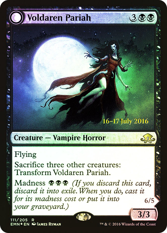 Voldaren Pariah // Abolisher of Bloodlines (Prerelease) (Eldritch