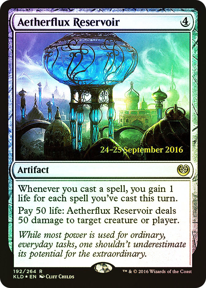 Aetherflux Reservoir (Prerelease) (Kaladesh) | Promo | Star City Games