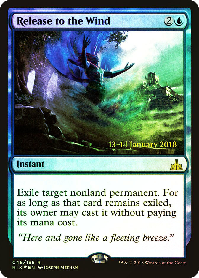 Release to the Wind (Prerelease) (Rivals of Ixalan) | Promo | Star