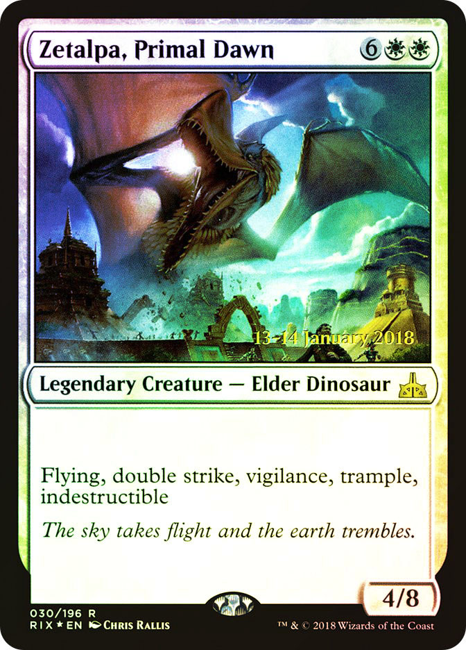 Zetalpa, Primal Dawn (Prerelease) (Rivals of Ixalan) | Promo