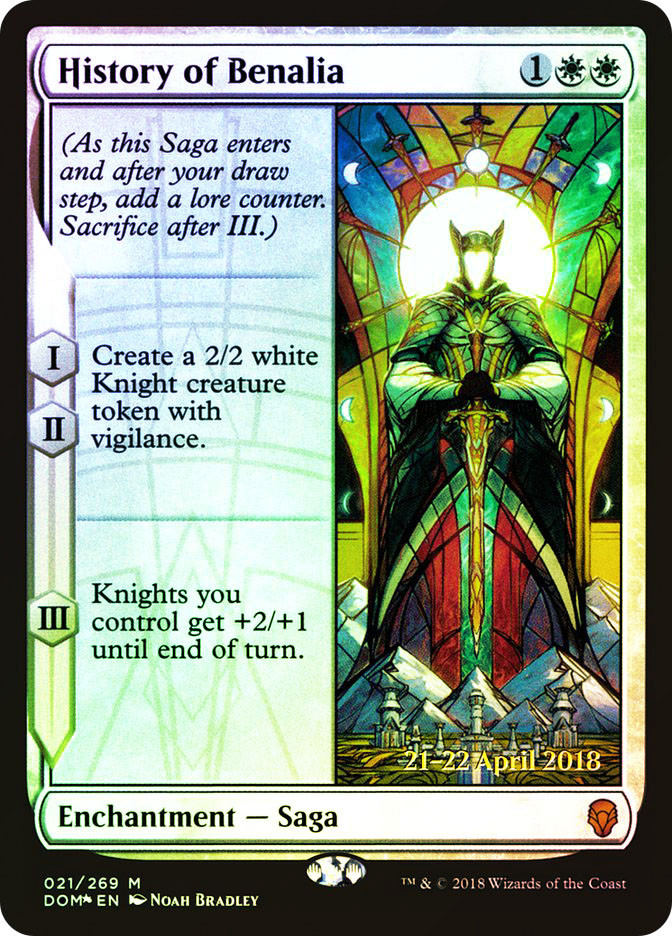 History of Benalia (Prerelease) (Dominaria) | Promo | Star City Games