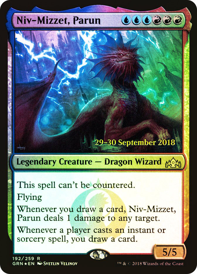 遠*織様 MTG Niv-Mizzet, Parun サイン入り　アーティストプ Niv-Mizzet, Parun (Prerelease) (Guilds of Ravnica) | Promo | Star