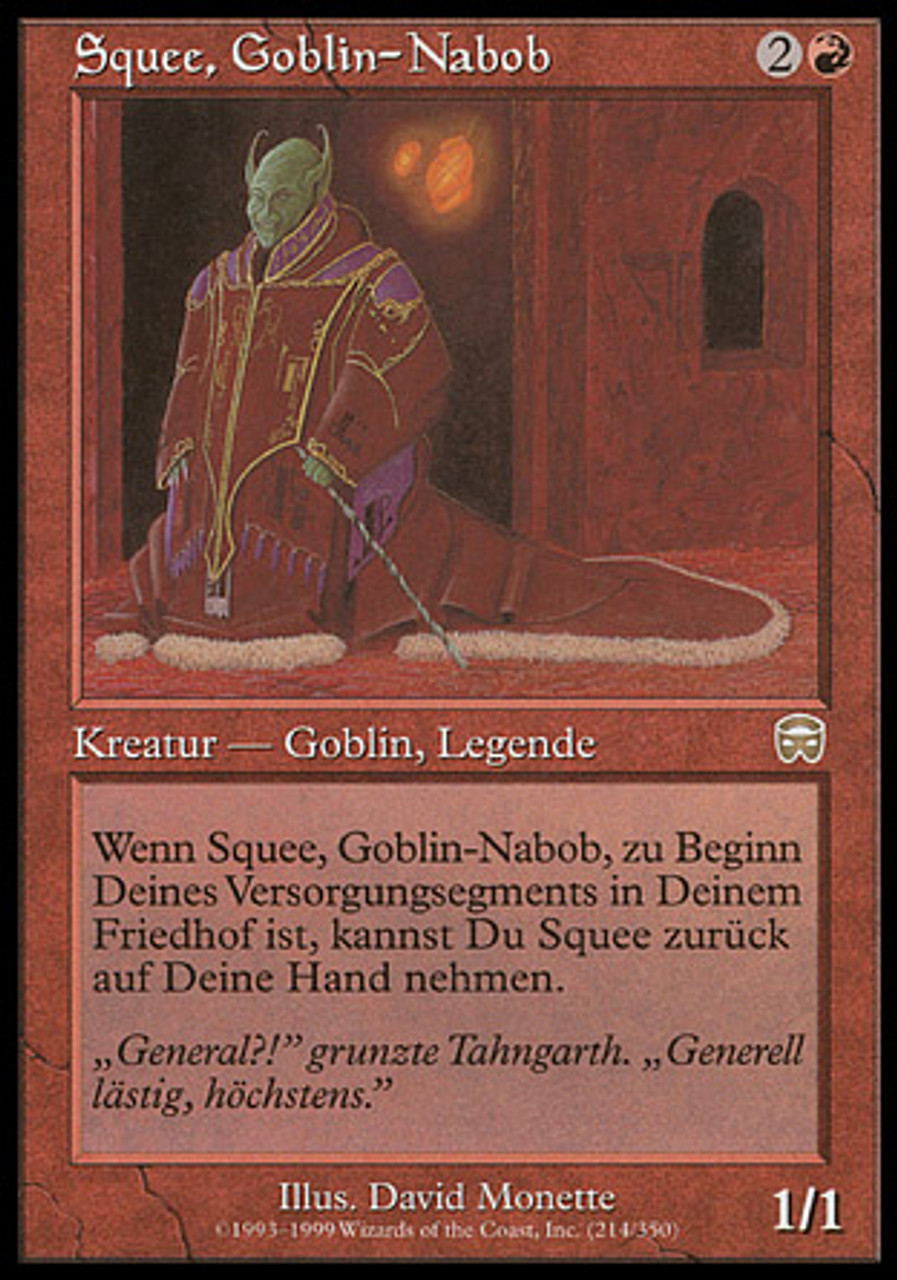 Squee, Goblin Nabob | Mercadian Masques - German | Star City