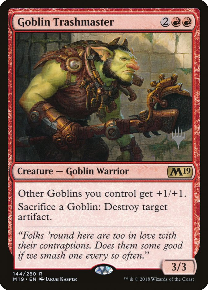 Goblin Trashmaster (Promo Pack) (Core Set 2019) | Promo | Star