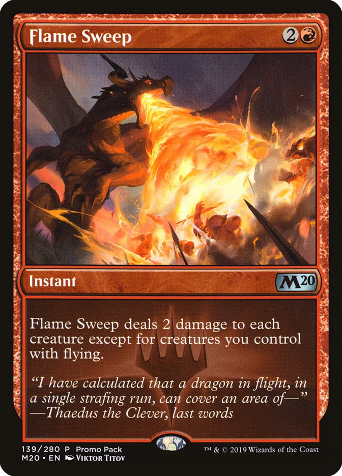 Flame Sweep (Promo Pack) (Core Set 2020) | Promo | Star City Games