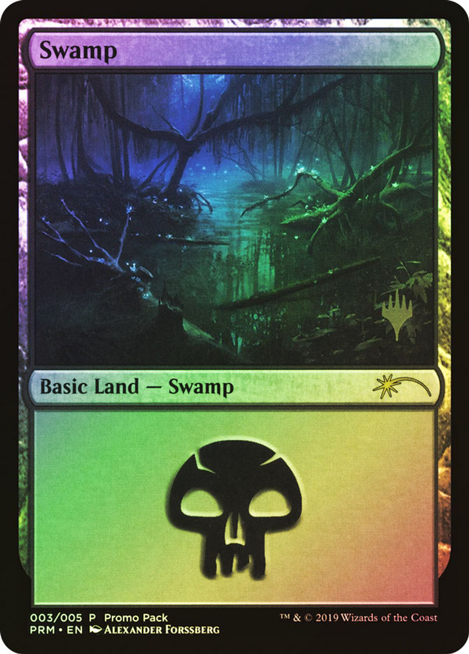 MtG SLP 0033 沼 / Swamp Foil Magic Con Swamp Promo - Secret Lair Showdown (SLP) #33 - MagicCon 2025