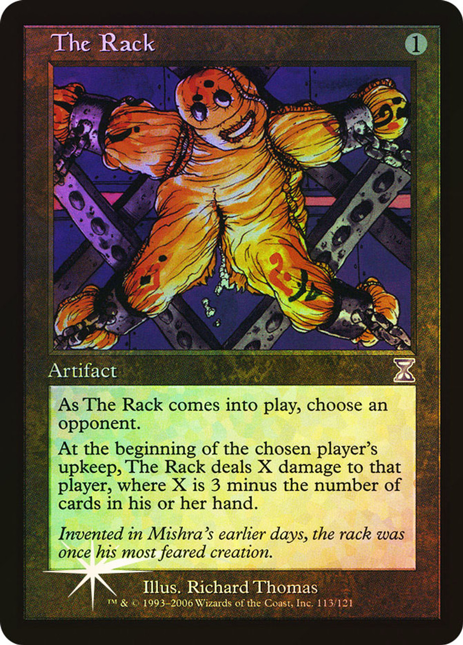 MTG 旧枠 拷問台/The Rack Foil 日本語 時のらせんタイムシフト