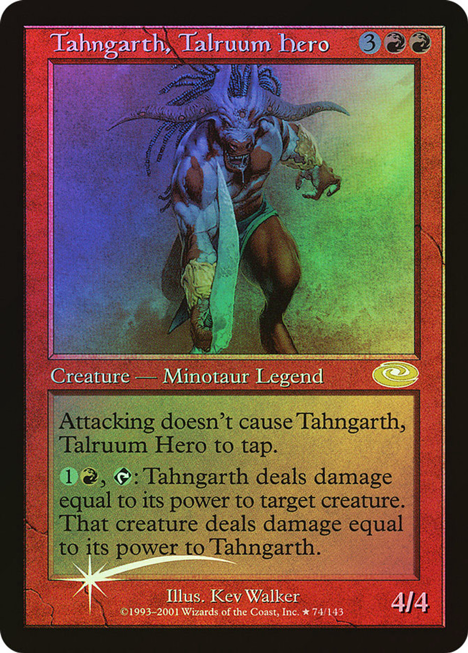 Tahngarth, Talruum Hero (Alternate Art) | Planeshift | Star City Games