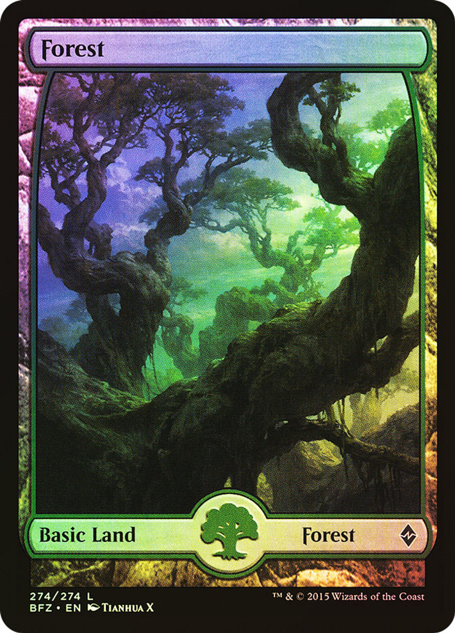 Forest (#274) (Full Art) | Battle for Zendikar | Star City Games