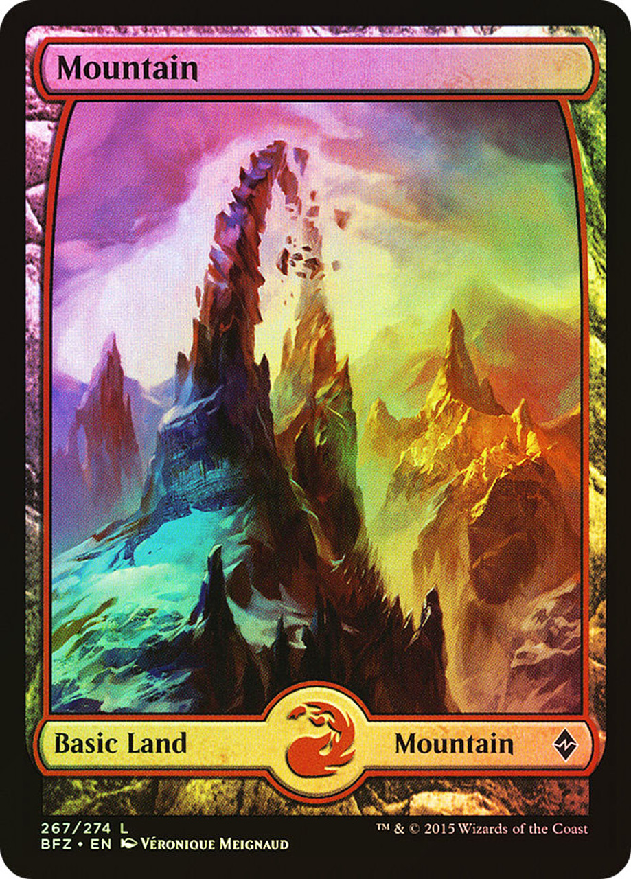 Mountain (#267) (Full Art) | Battle for Zendikar | Star City Games