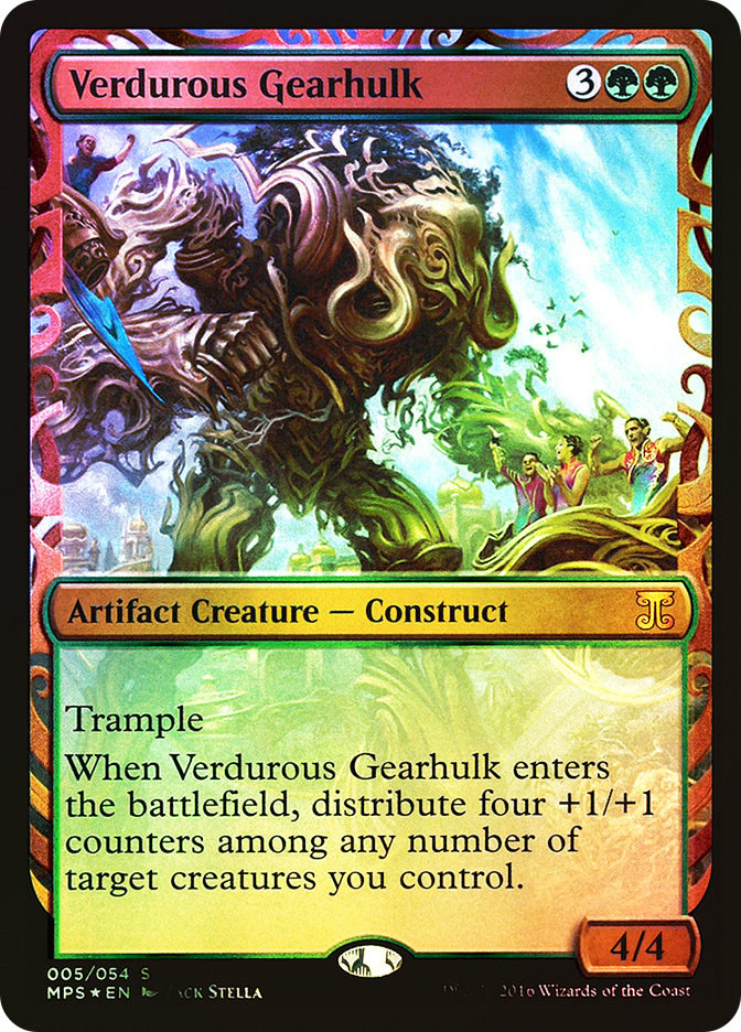 マジック：ザ・ギャザリング MTG Verdurous Gearhulk MPS Foil Verdurous Gearhulk | Masterpiece Series: Kaladesh Inventions
