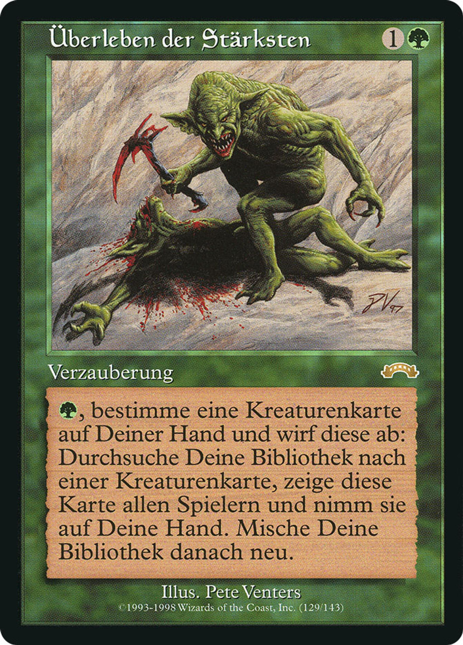 MTG　適者生存　Survival of the Fittest　エクソダス Survival of the Fittest | Exodus - German | Star City Games