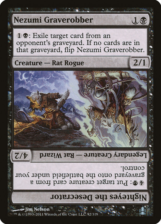 Nezumi Graverobber // Nighteyes the Desecrator | Commander 2011