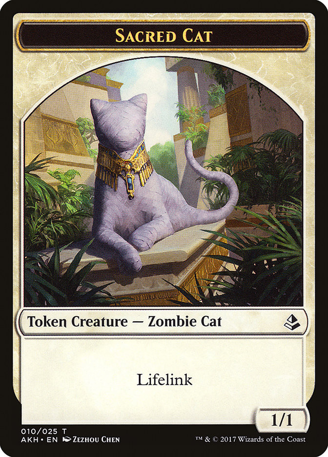 Sacred Cat Token} | Amonkhet | Star City Games