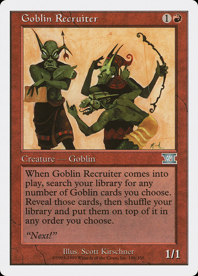 Goblin Recruiter | 6th Edition | Star City Games