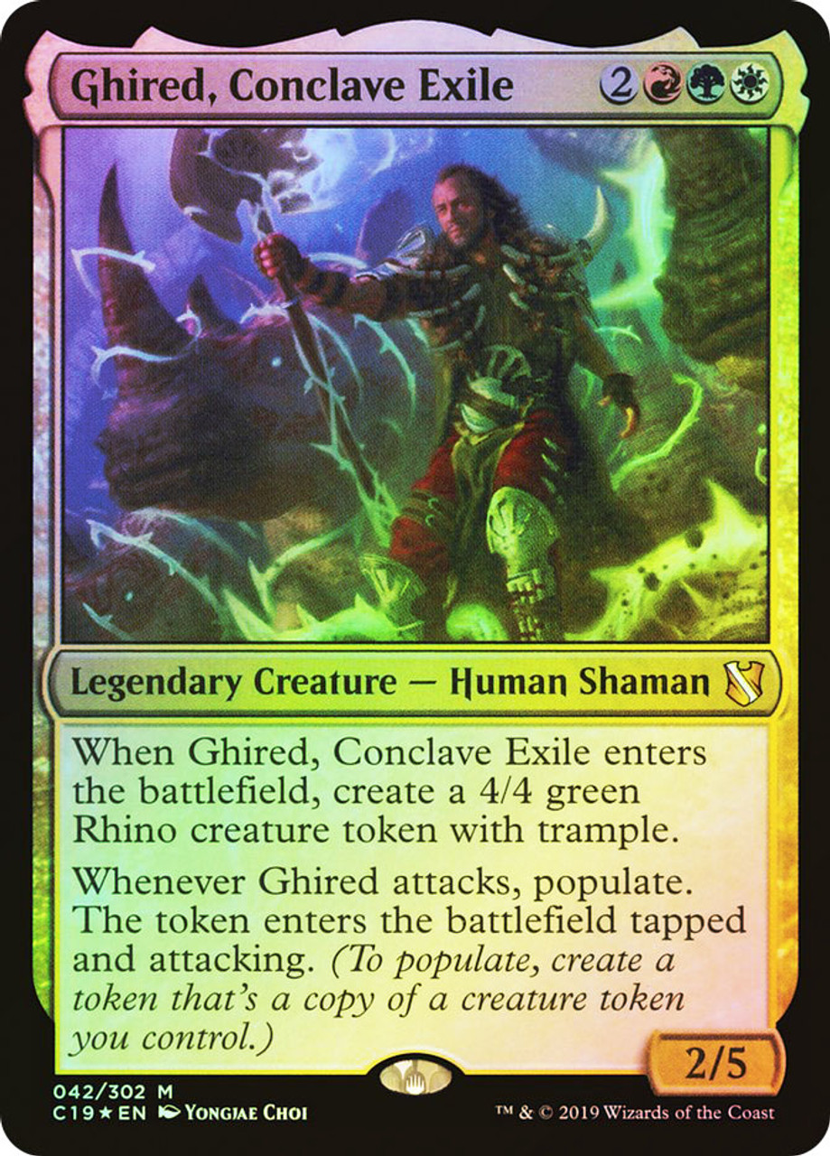 EXILE TRIBE - avokado Ghired, Conclave Exile (Oversized) | Commander - Oversized