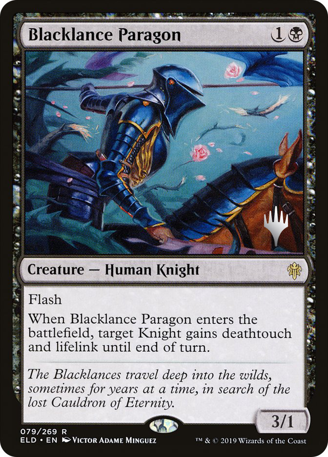 Blacklance Paragon (Promo Pack) (Throne of Eldraine) | Promo