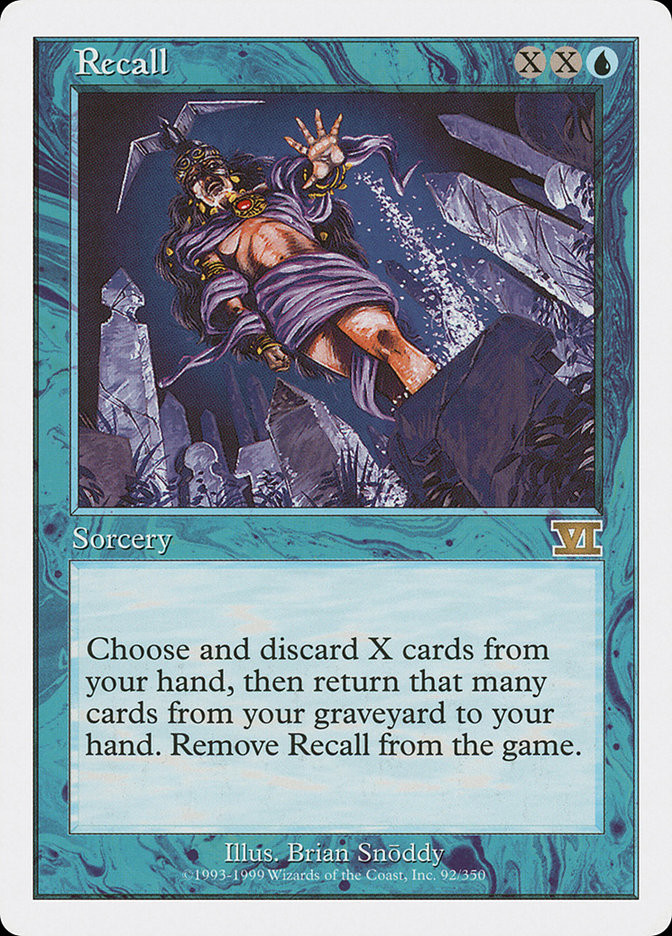 MTG Recall/回想 LEG 英語版 Recall | 6th Edition | Star City Games