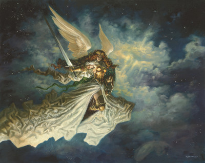 Greg Staples Lithograph - Angel Series - Baneslayer Angel | Star