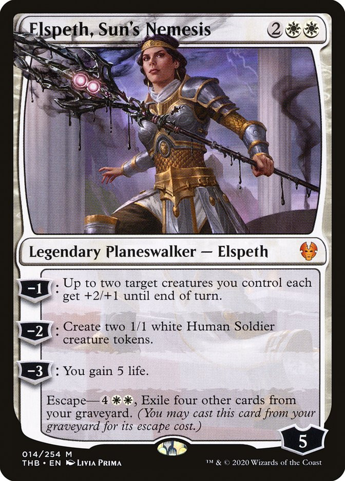 elspeth card sleeves March of the Machine Archangel 100+ Deck Box for Magic: The Gathering friction material help keep cards in place Elspeth Tirel Planeswalker Deck Box