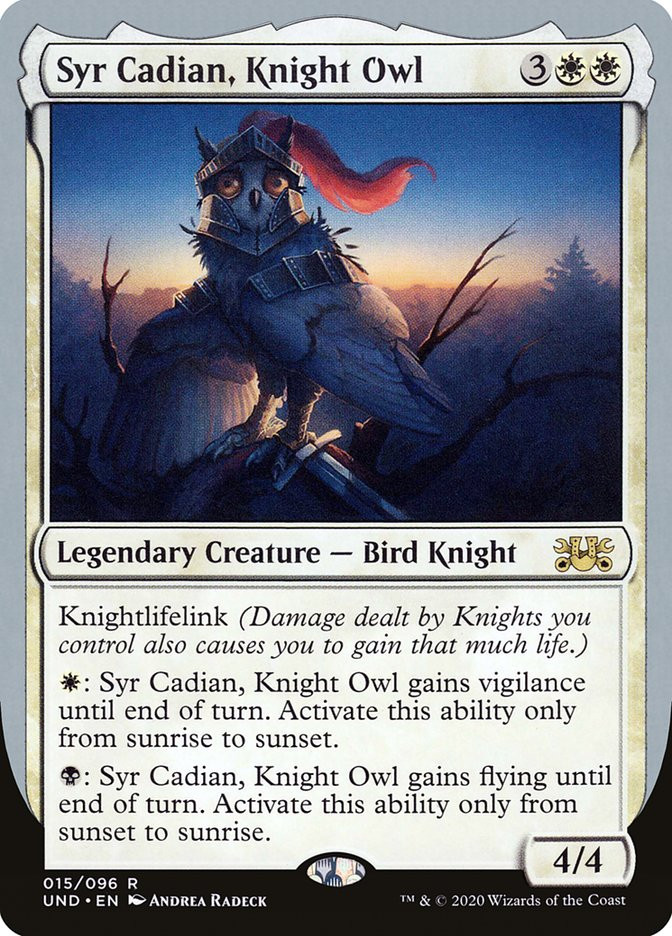 Syr Cadian, Knight Owl アーティストプルーフ Syr Cadian, Knight Owl | Unsanctioned | Star City Games