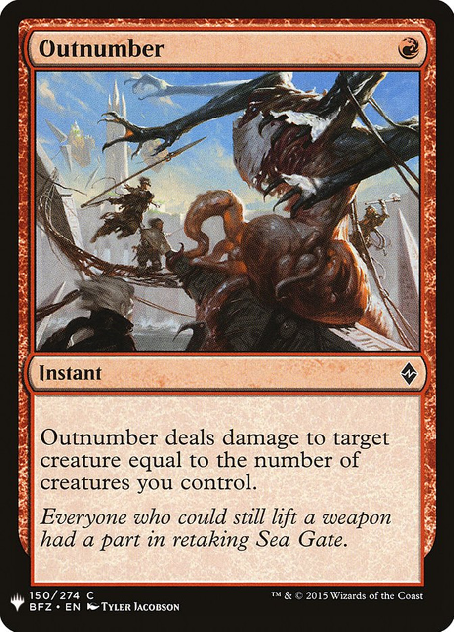 Outnumber | Planeswalker Symbol Reprints | Star City Games