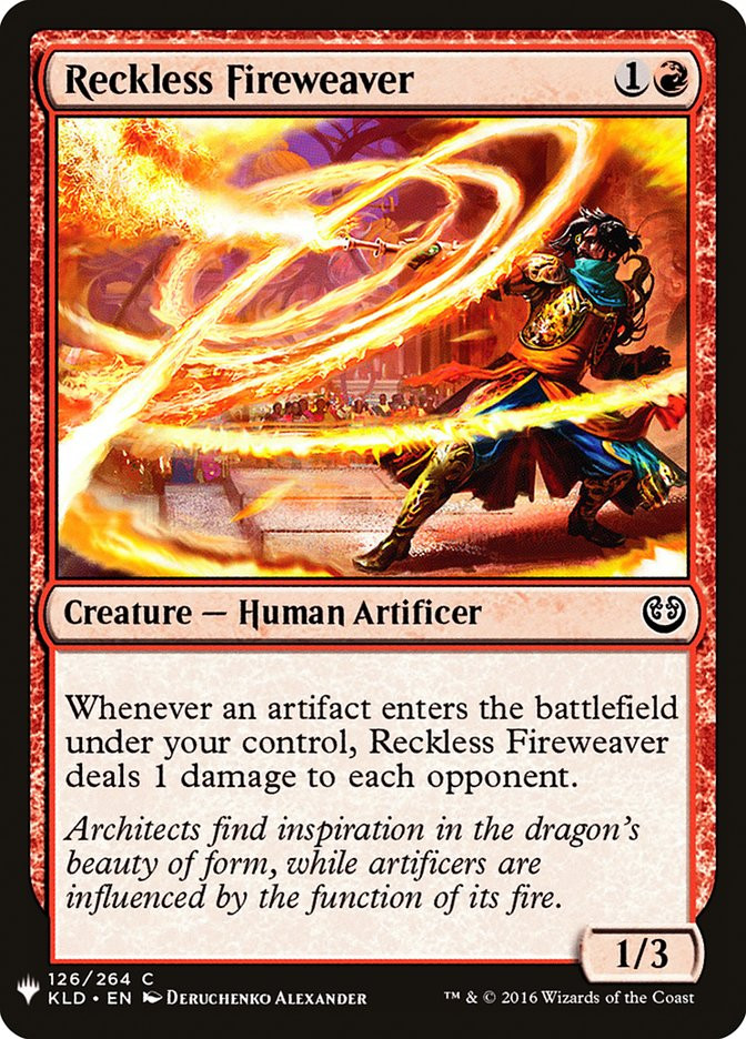 Reckless Fireweaver | Mystery Booster / The List | Star City Games