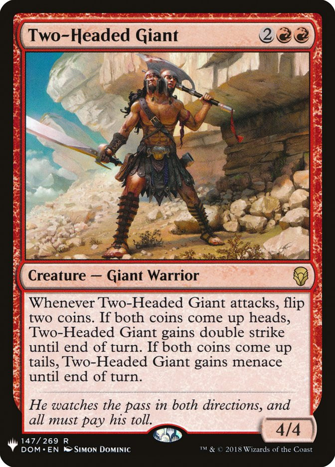 Two-Headed Giant | Mystery Booster / The List | Star City Games