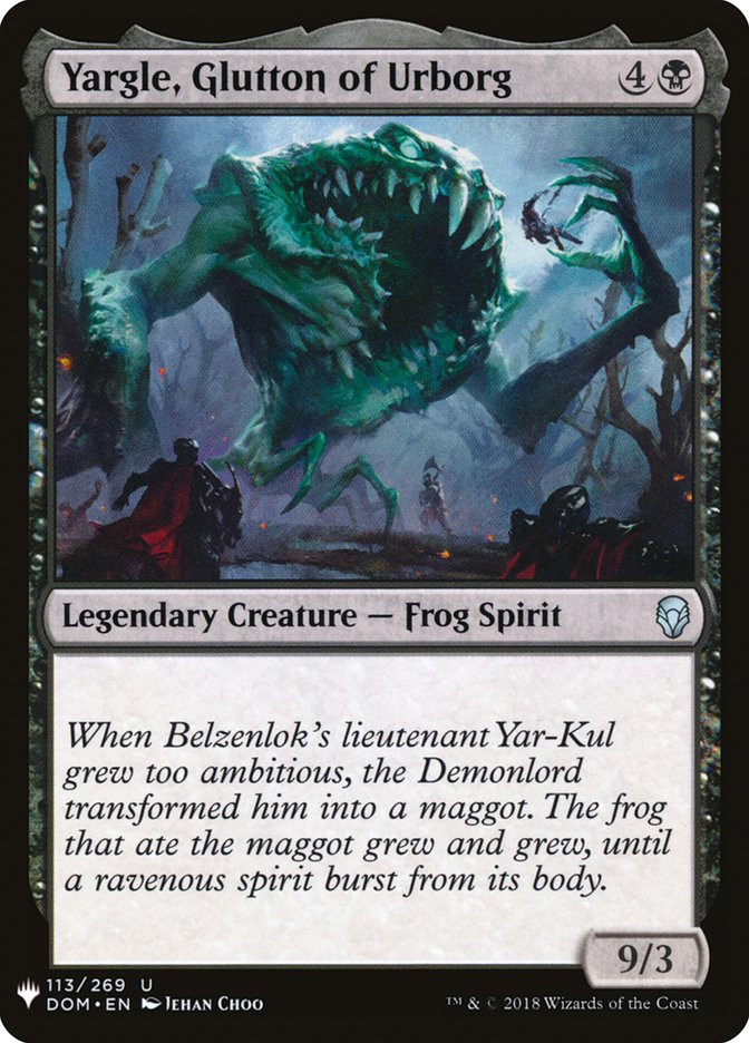 Yargle, Glutton of Urborg | Mystery Booster / The List | Star City