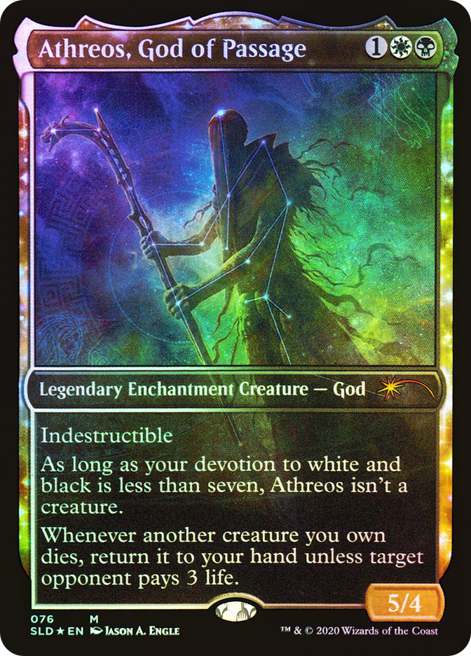 mtg athreos god of passage commander deck Magic 100-Karten A single individual card from the Magic the Gathering MTG trading and collectible card game TCG/CCG Athreos, God of Passage[JOU] |