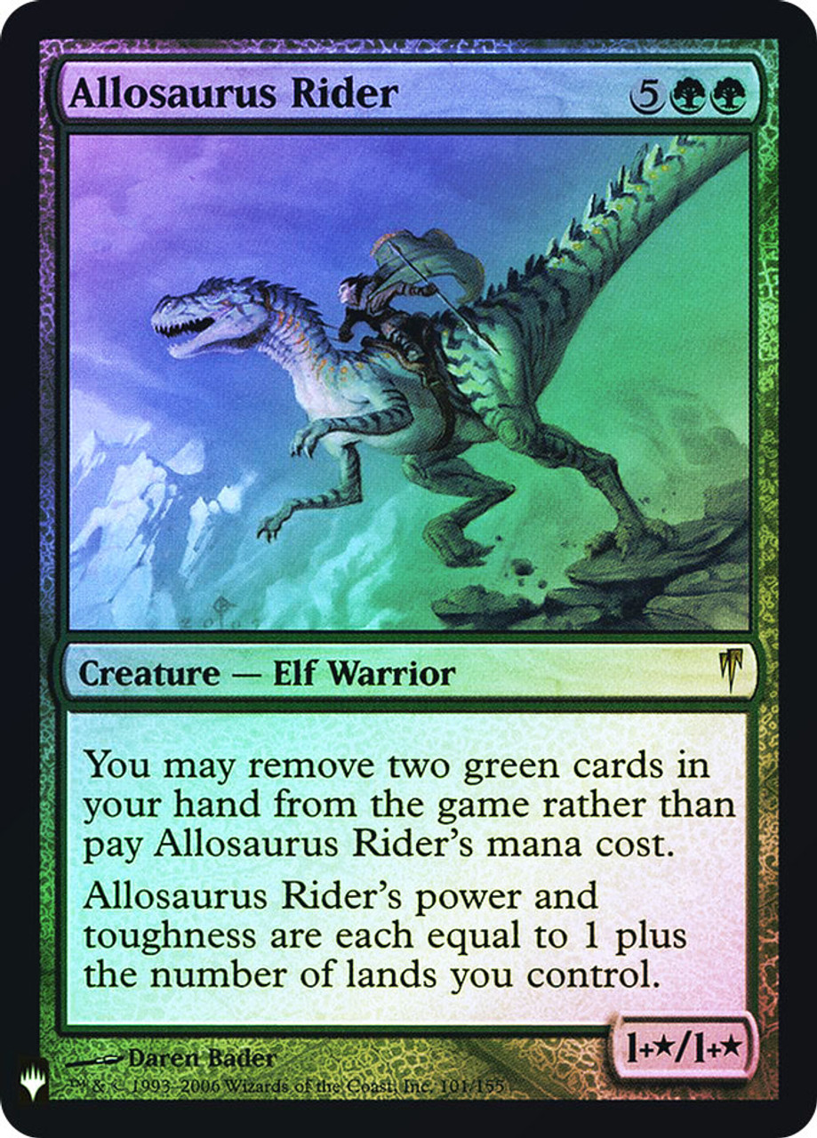 MTG　アロサウルス乗り　Allosaurus Rider　モダン　統率者 EX]アロサウルス乗り/Allosaurus Rider《日本語》【CSP】