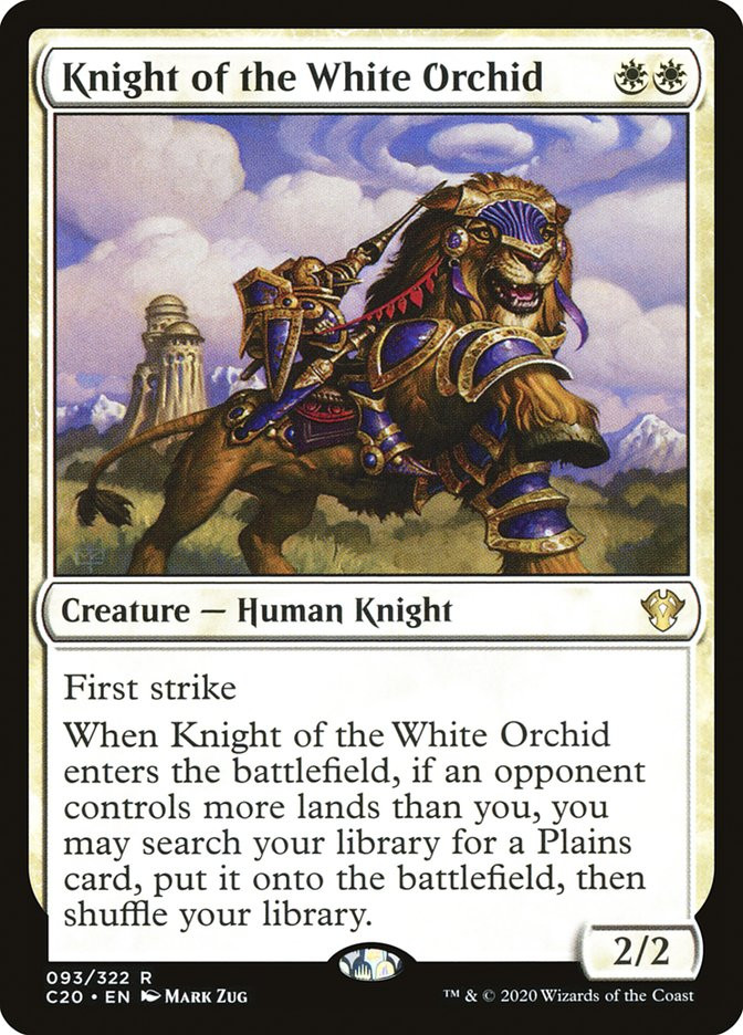Knight of the White Orchid | Commander 2020 | Star City Games