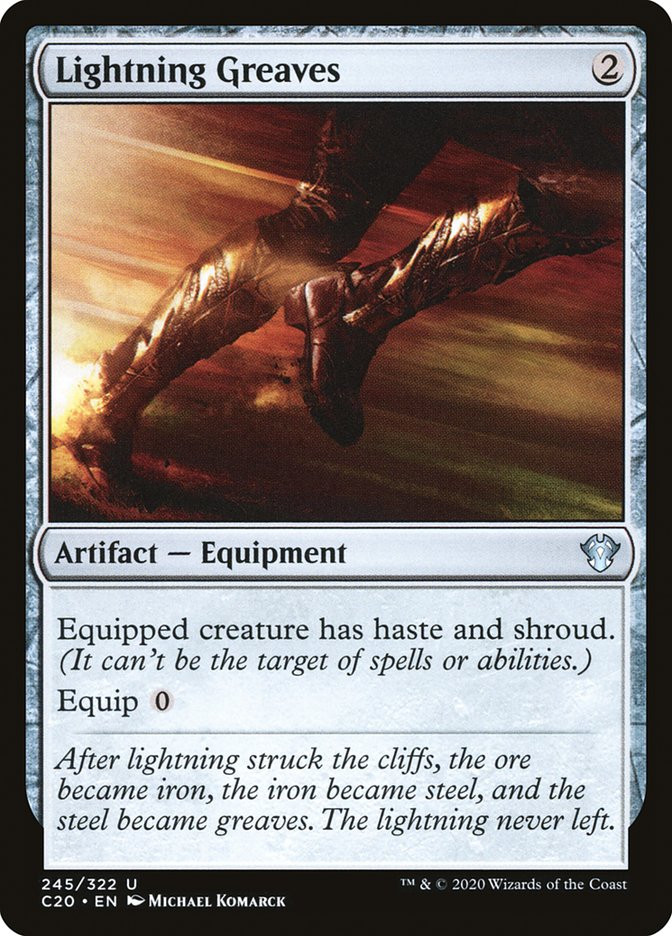 Lightning Greaves | Commander 2020 | Star City Games
