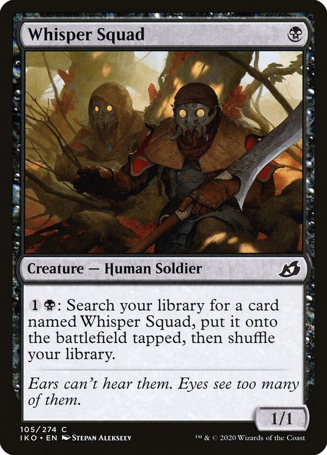 mtg cards with squad Whisper Squad