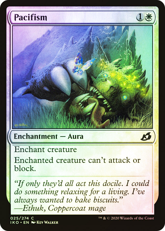 pacifism mtg card Pacifism Print
