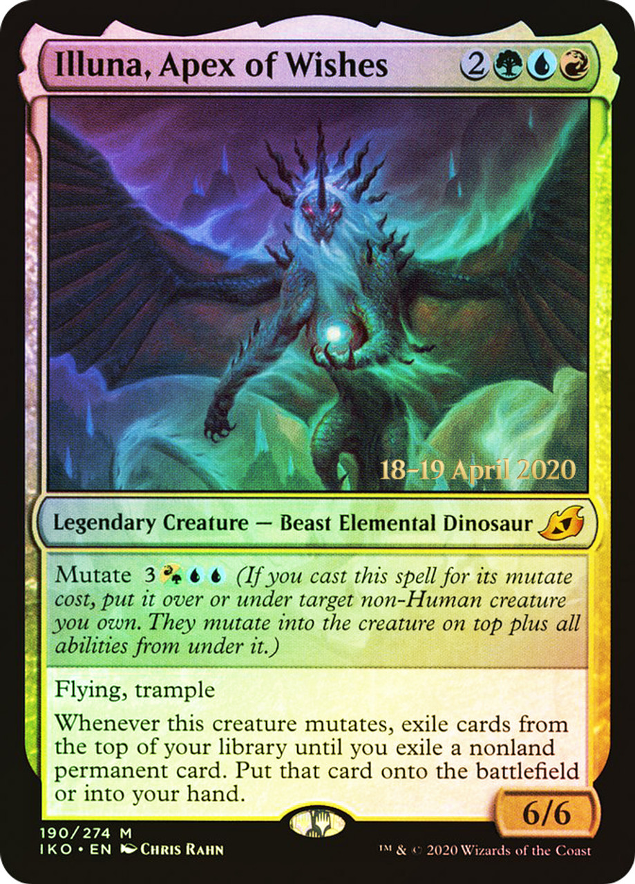 Illuna, Apex of Wishes (Prerelease) (Ikoria: Lair of