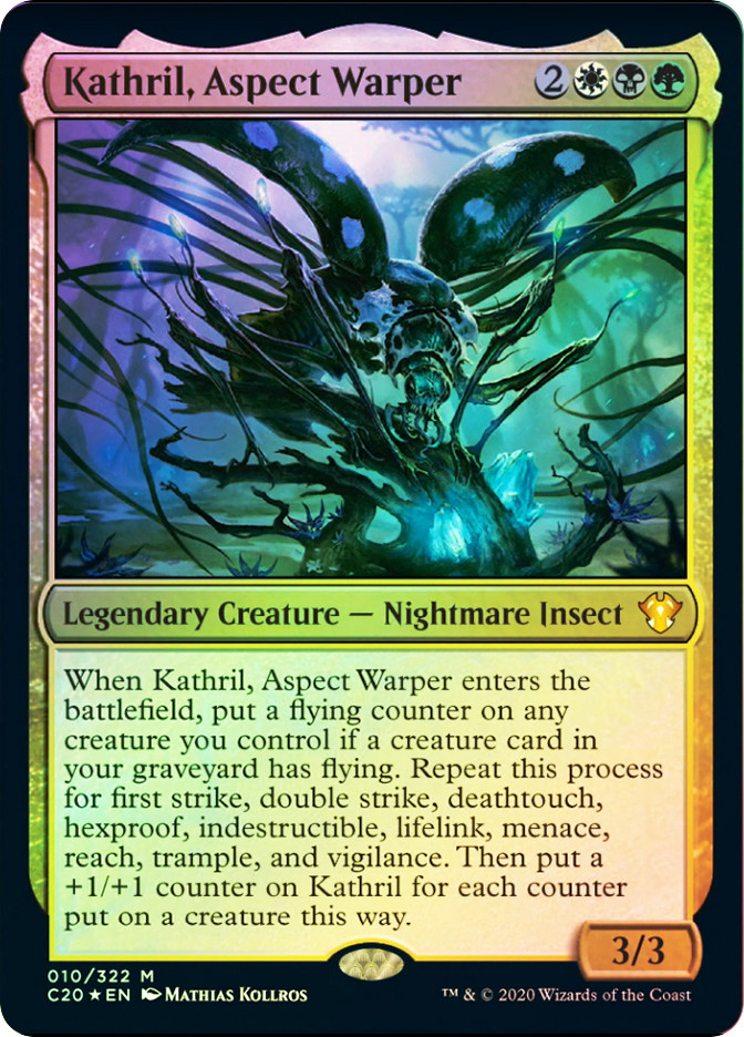 mtg kathril commander deck EDH combo-midrange : r/BudgetBrews The primary commander is Jirina Kudro Kathril, Aspect Warper