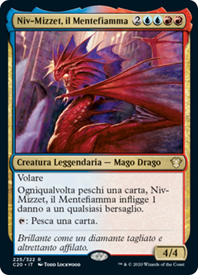 Foil 火想者ニヴ＝ミゼット/Niv-Mizzet ゲームデープロモ その2 EX](FOIL)先見者、ニヴ＝ミゼット/Niv-Mizzet, Visionary《日本語》【FDN】