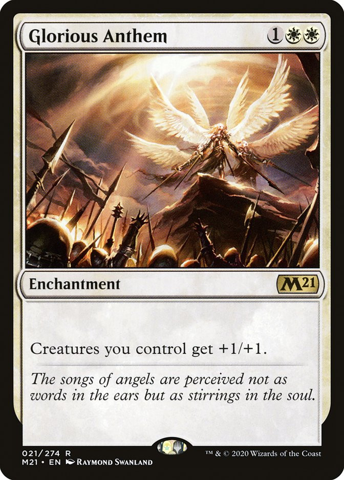【Foil】栄光の頌歌/Glorious Anthem[7ED] Glorious Anthem | Core Set 2021 | Star City Games