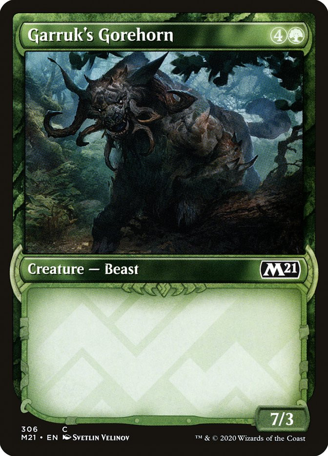 MAGIC GARDEN ANOTHER WAY 独メロハーAOR Garruk's Gorehorn | Core Set 2021 | Star City Games