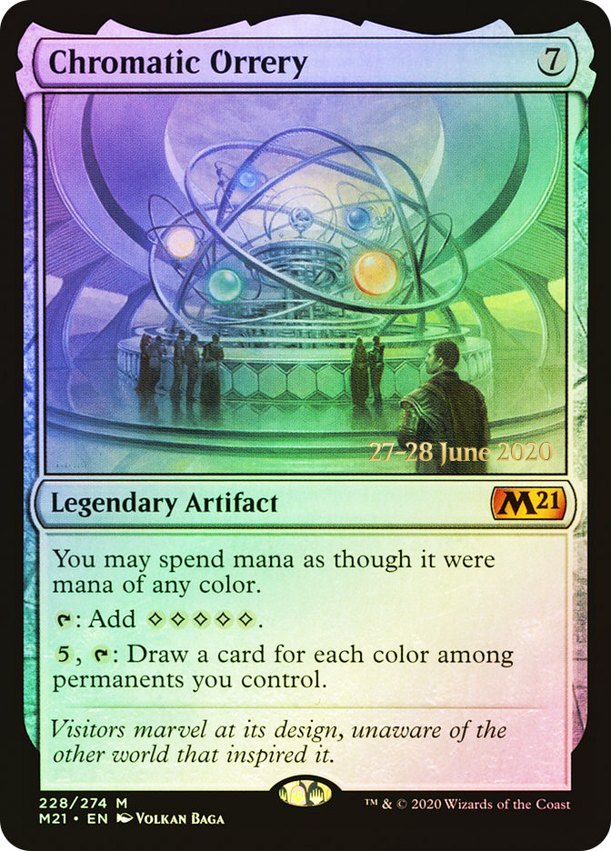 Chromatic Orrery (Prerelease) (Core Set 2021) | Promo: Date