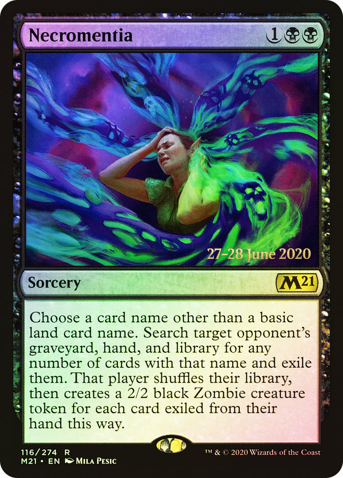 Necromentia (Prerelease) (Core Set 2021) | Promo | Star City Games