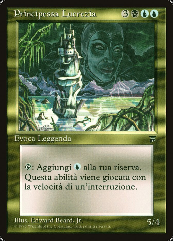 MTG【Princess Lucrezia】アーティストプルーフ スケッチあり Princess Lucrezia | Legends - Italian | Star City Games