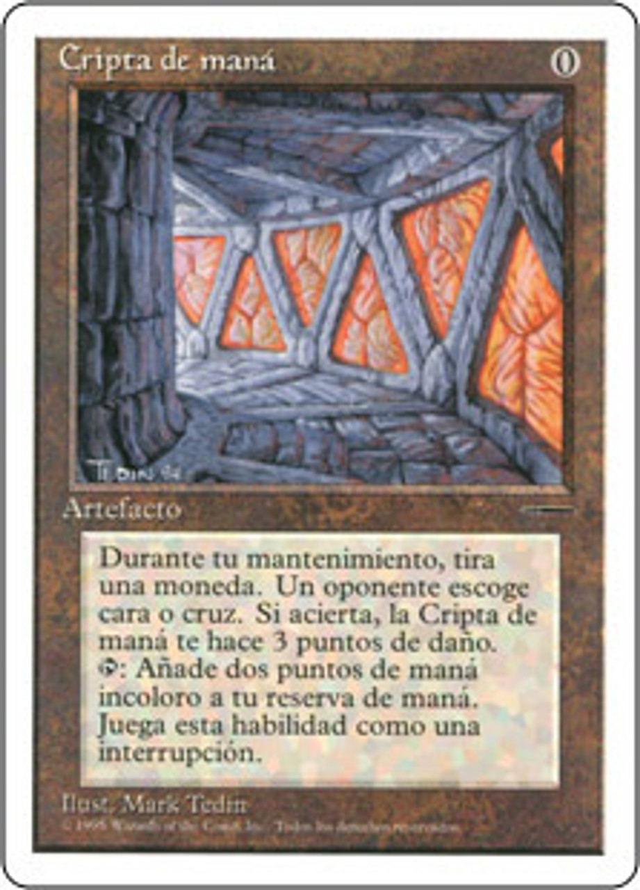 ○MTG○ Promo Mana Crypt(白枠西語)-