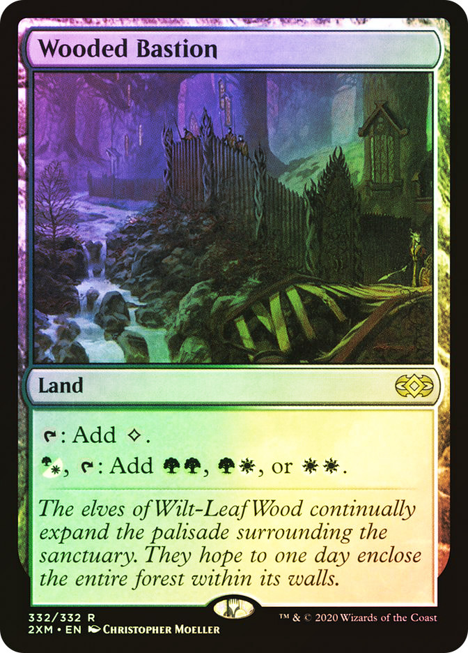 マジック：ザ・ギャザリング MTG Wooded Bastion EXP Foil Wooded Bastion | Double Masters | Star City Games