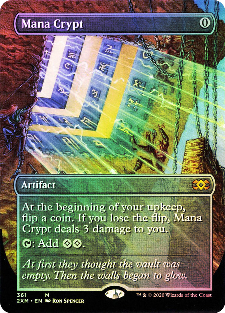 PROMO mana crypt 魔力の墓所 1枚 白枠 他言語 プレイド 